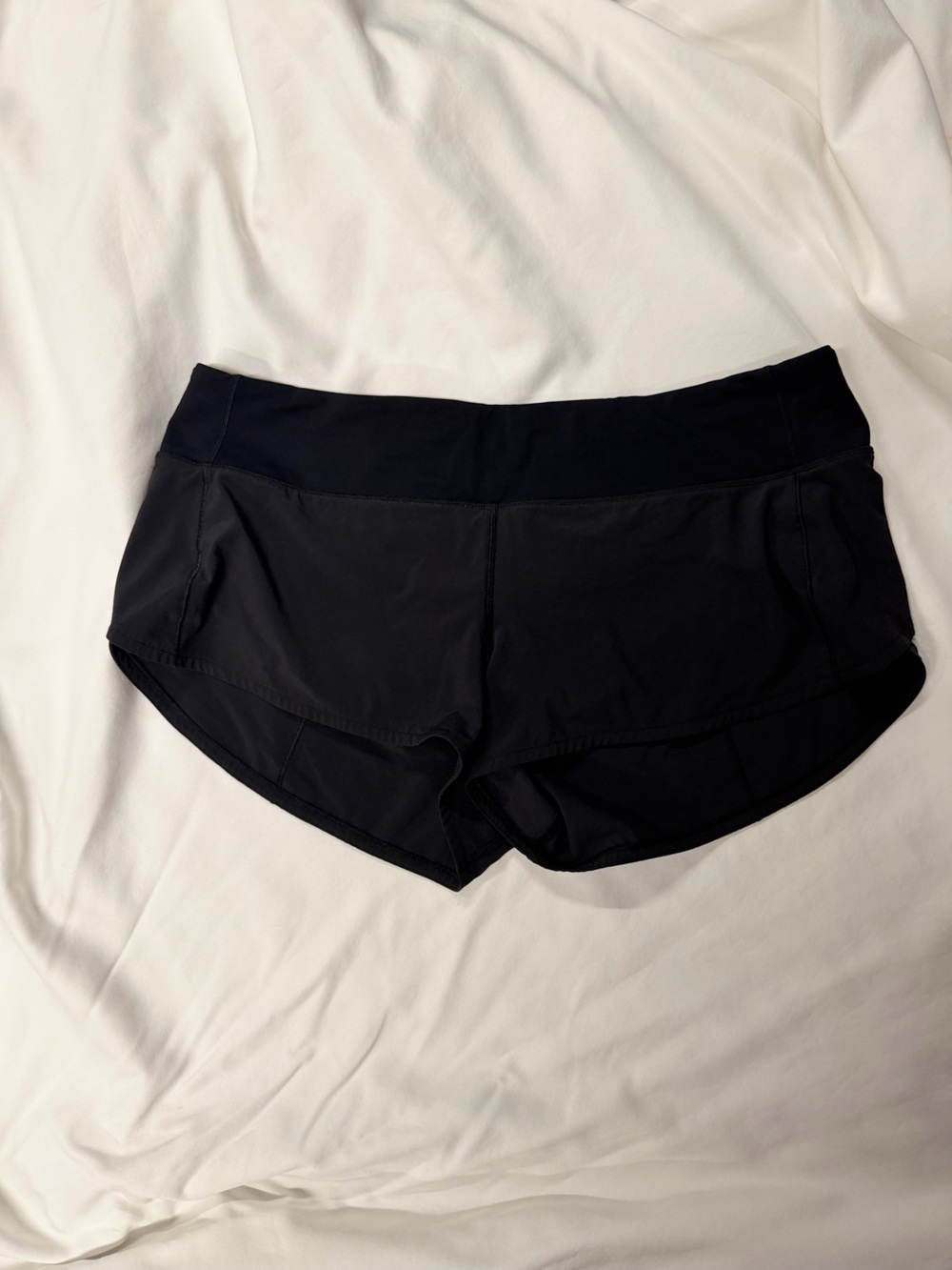 lululemon athletica Black Women's Athletic Running Shorts-10 - Picture 3 of 8